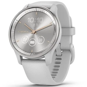 Garmin vivomove Trend Hybrid Smartwatch Mist Gray Silver 40.4mm 010-02665-73 - Picture 1 of 11