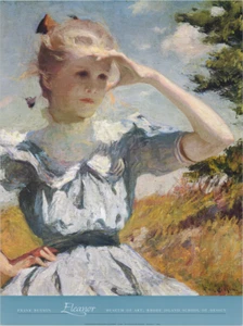 Eleanor by Frank Weston Benson Country Vintage Art Print 24x32 in - Picture 1 of 1