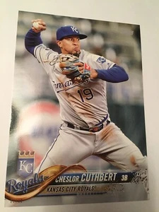 2018 Topps 5x7 Jumbo Cheslor Cuthbert Royals 72 02/49 - Picture 1 of 1