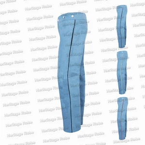 Civil War CS Officer Sky Trouser 1/8" Cording Yellow Off White/Black Size 56, 62 - Picture 1 of 10