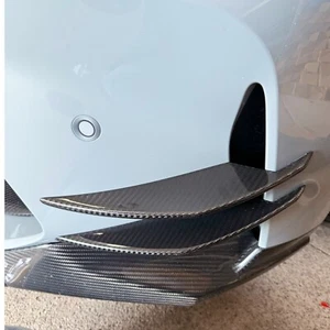 Aero Flick Genuine Dry Carbon Flaps Corner AERO DYNAMICS for BMW M3 M4 G80 G81 G82 G83 - Picture 1 of 24