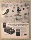 1968 Zentih Troubador modèle Z590 FM AM amplificateur radio stéréo vintage impression publicitaire
