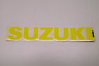 Aftermarket Suzuki Logo 12" Decal Yellow NOS