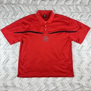 Vintage Starter NC State Wolfpack Polo Shirt Men's XL Center Logo Tennis Golf - Picture 1 of 12