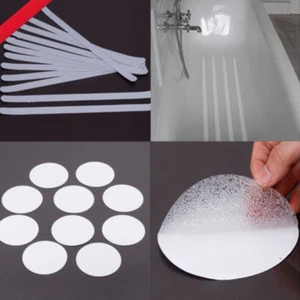 12/24x Anti Slip Bath Grip Stickers Non Slip Shower Strips Pad Floor Safety Tape - Picture 1 of 19