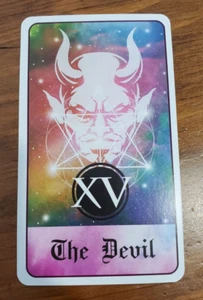 THE DEVIL - Celestial Tarot Card ONLY - Picture 1 of 2