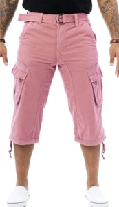 X RAY Men's Belted Cargo Long Shorts size 28 Below Knee Length Multi Pocket - Picture 1 of 12