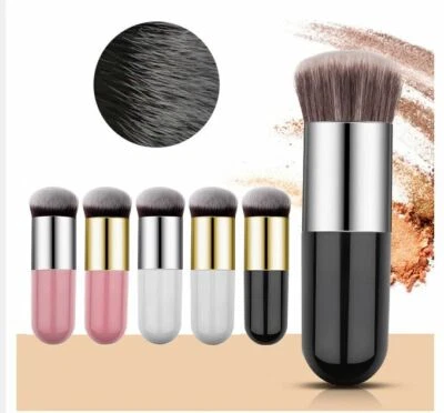Pinceau Fond de Teint liquide poudre Brosse kabuki Tête arrondie - Immagine 1 di 4