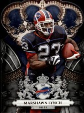 2010 Crown Royale Football Card #11 Marshawn Lynch