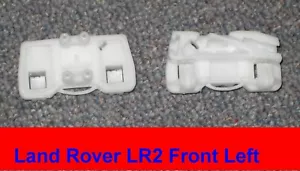 Land Rover LR2 Freelander Window Regulator Repair Clips (2x) - FRONT LEFT - Picture 1 of 1