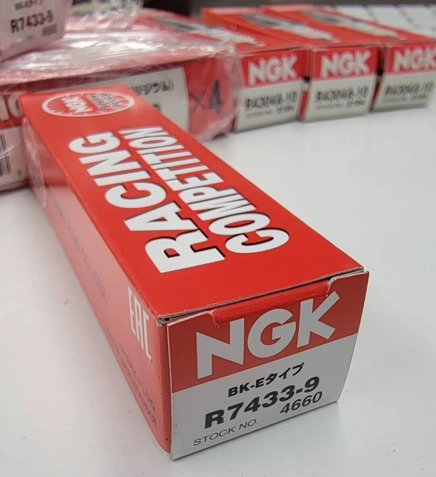 1x NGK Genuine Racing Spark Plug R7433-9 Stock No. 4660 - Image 1 of 1