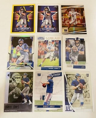Daniel Jones RC Lot! 2019 Prizm Draft Picks Silver #116, Illusions, Absolute, ++ - Image 1 of 4