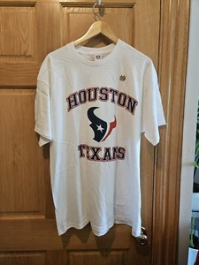Houston Texans Adult White Short Sleeve NFL Football  Size Extra Large - Picture 1 of 4