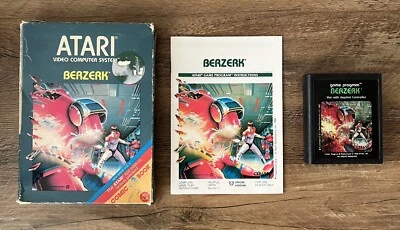 Berzerk Atari 2600 CIB With Box & Manual Tested & Works. No Comic - Image 1 of 4