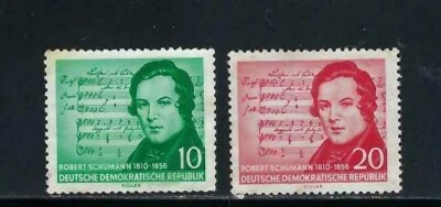 Shumann 音乐- ROBERT Schumann-SC295-96 >> 德国民主 REP. 1956 — 第 1/2 张图片