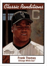 2001 Topps Heritage #CR7 Frank Thomas Classic Renditions