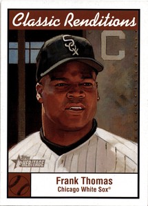 2001 Topps Heritage #CR7 Frank Thomas Classic Renditions