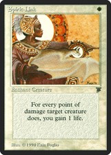 Spirit Link Legends NM White Uncommon MAGIC THE GATHERING MTG CARD ABUGames