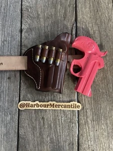 USA Made Bond Arms Derringer Holster With 45 LC 410 Ammo Loops - Picture 1 of 9