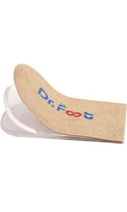 Dr.Foot Adjustable Orthopedic Heel Lift Inserts Height Increase Insole Beige New - Picture 1 of 12