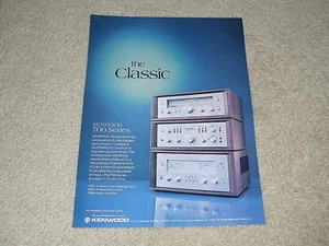 Kenwood 700 Amplifier, Preamp, Tuner Series Ad, 1 pg, 700t, 700c, 700m - Picture 1 of 1