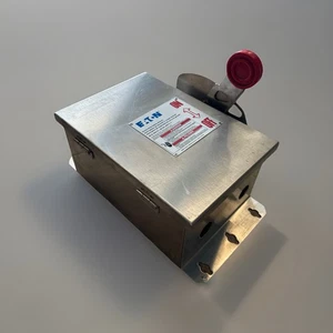 🔴EATON DH361UWK Heavy Duty Non-Fused Safety Switch 30A 4X KO‼️STAINLESS STEEL B - Picture 1 of 7