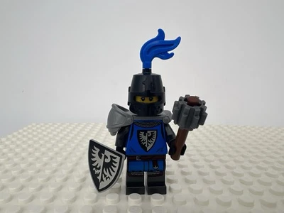 New LEGO Castle Minifigure Black Falcon Knight With Mace, Shield & Armor - Image 1 of 2