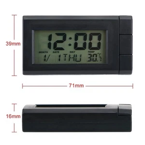 Brand New High Quality Digital Clock Electronic Display ABS Adjustable - Picture 1 of 11