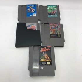 Lot of 5 Nintendo NES Games[Double Dribble, Desert Commander, Paperboy and More]