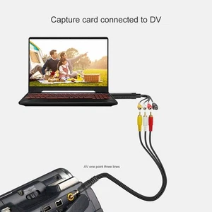 `USB 2.0-Videoadapter Mit Audioaufnahme USB 2.0 TV-DVD-Videoaufnahmeadapter - Afbeelding 1 van 8