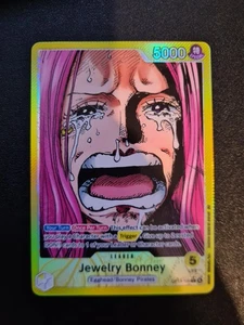 One Piece Kartenspiel Schmuck Bonney OP13-100 Alt Art Leader trägt seinen Willen weiter - Bild 1 von 2