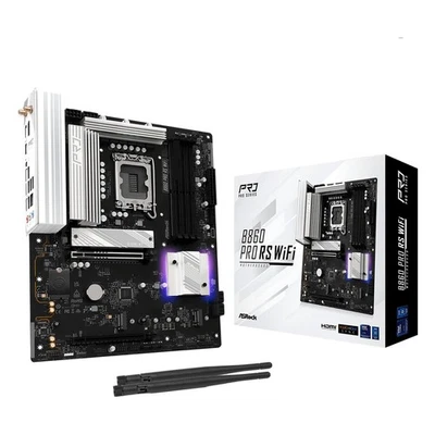 ASRock Scheda Madre ATX B860 Pro RS WiFi Intel 1851 con 256 GB RAM - Immagine 1 di 4