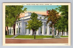 Athen GA-Georgia, United States Post Office, Antik, Vintage Souvenir Postkarte - Bild 1 von 2