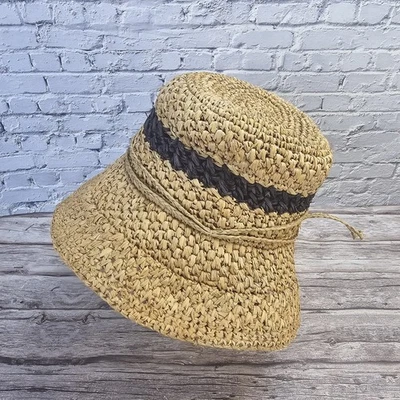 Sombrero de paja para mujer Scala Gal flojo empacable playa Foto 1 de 4