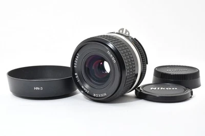 [Casi Como Nuevo] Lente Nikon Nikkor Ais 35 mm f/2,8 Ai-s MF con Capucha Original de JAPÓN Foto 1 de 4