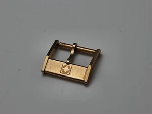 VINTAGE NOS 1970'S ZENITH 14MM YELLOW GOLD PLATED WATCH BUCKLE           #7367 - Picture 1 of 5