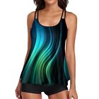 Women Tankini Swimsuits With Shorts 2024 2 Piece Stretch Loose Surfing Swimming