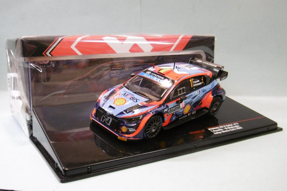 HYUNDAI I20 N RALLY1 #11 MONTE CARLO 2022 NEUVILLE WYDAEGHE IXO RAM835 1 43