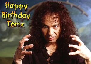 Ronnie James Dio band Rock Heavy Metal PERSONALISED Birthday Greeting ART Card - Picture 1 of 4
