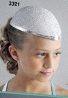  Dance Costume Hats Lot of 48 Silver Lurex teardrop Costume hats felt base