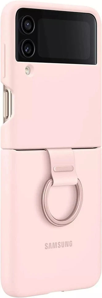 Funda Silicona Samsung con Anillo Rosa - Samsung Galaxy Z Flip 4 Foto 1 de 1