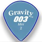 GRAVITY PICKS 003 Mini Jazz III Boutique Guitar Pick Blue 2mm