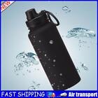 1L Insulated Water Bottle BPA Free Leakproof for Sport Gym Office (Black) AU