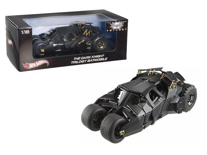 HOT WHEELS 1:18 THE DARK NIGHT TRILOGY BATMOBILE HERITAGE - Immagine 1 di 1