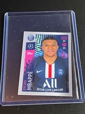 2019-20 Topps UEFA Champions League Sticker KYLIAN MBAPPE #382 PSG FRANCE