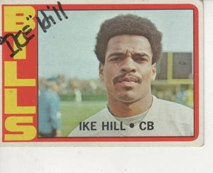 Topps #83 1972 firmado por IKE HILL - billetes de búfalo - Imagen 1 de 1