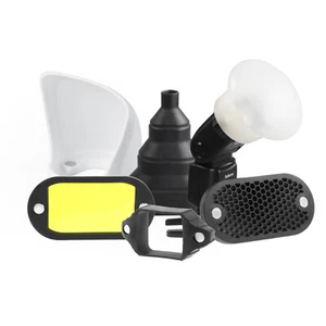 Selens Magnetic Flash Modifier Light Diffuser Honeycomb Grid Sphere Bounce Gel - Picture 1 of 15