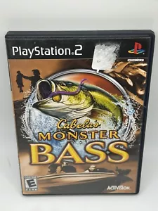 Cabela's Monster Bass PS2 PlayStation 2 - Complete CIB - Picture 1 of 3