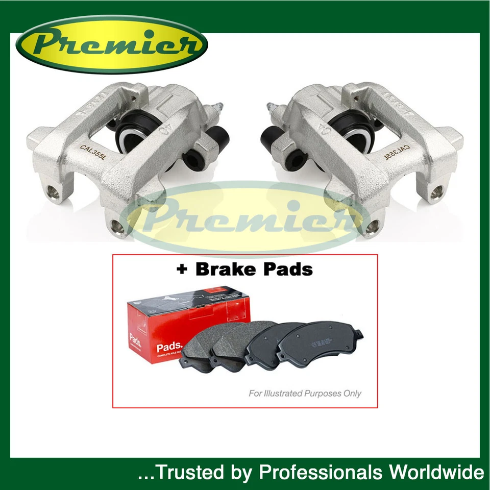 Premier Rear Brake Calipers + Pads Fits Mercedes M-Class R-Class Brand New - Image 1 of 1