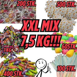 XXL Süßwaren Box – 7,5kg – über 1500 Mitgebsel für Kinderpartys, Geburtstage - Bild 1 von 9